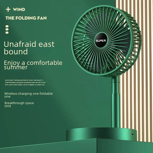 USB Rechargeable Fan Portable Electric Mini Fan Foldable Telescopic Fan